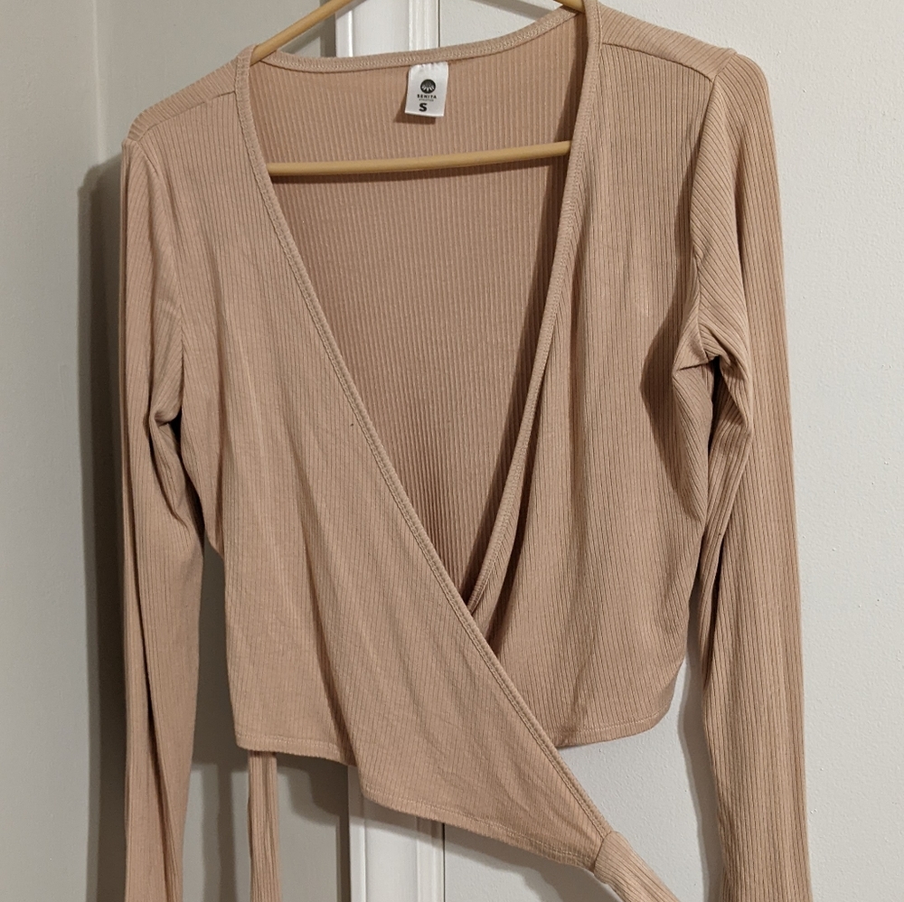 Senita Athletics Ballet Wrap Top